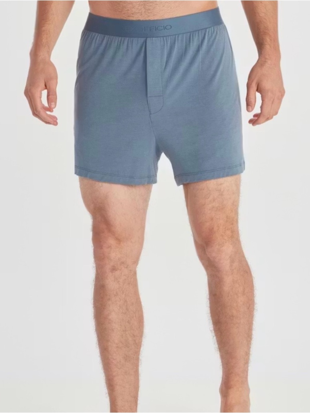 Exofficio (2 Pack) Boxers Everyday Collection Boxer Briefs - Slate Blue XL